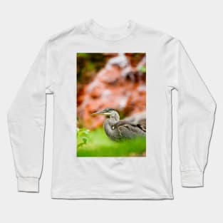 Blue Heron Long Sleeve T-Shirt